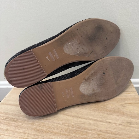 Toms Navy Blue Jutti Neat Loafer Flat 11 - Picture 4 of 9